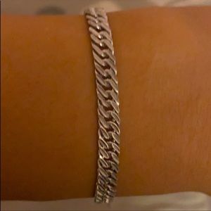 14k White Gold 7.25” Bracelet